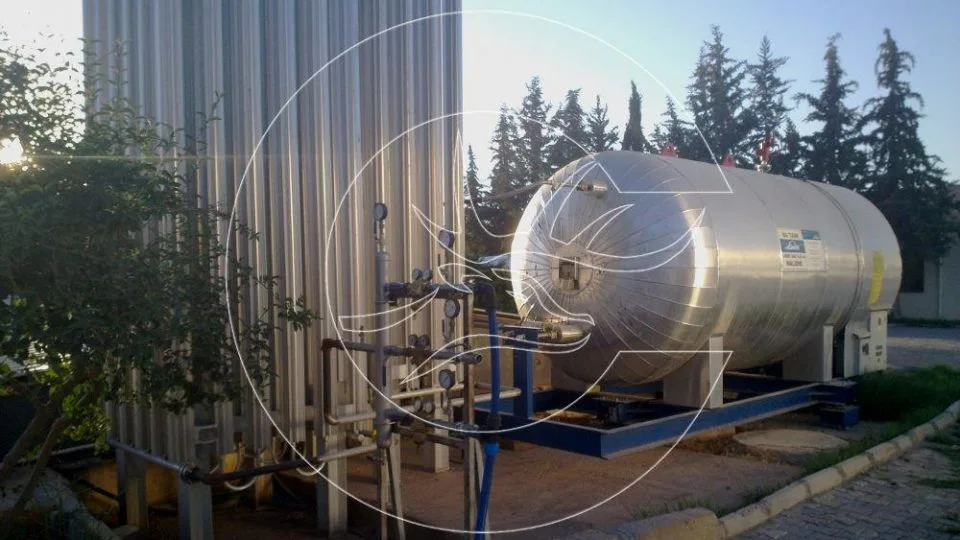 CO2 Sıvı Gaz Gübreleme Sistemi
